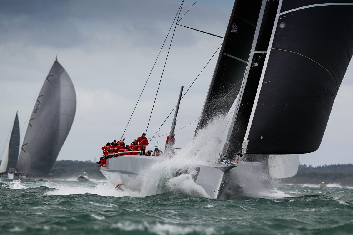 Day 2 at the Royal Yacht Squadron: Wet and very, very fast!